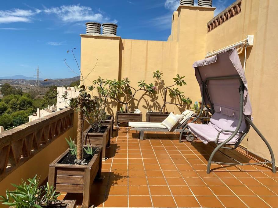 マラガ Espectacular Atico Duplex Con 2 Terrazas & Piscinaヴィラ エクステリア 写真